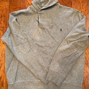 Ralph Lauren Polo Mens Large Jersey Shawl Pullover